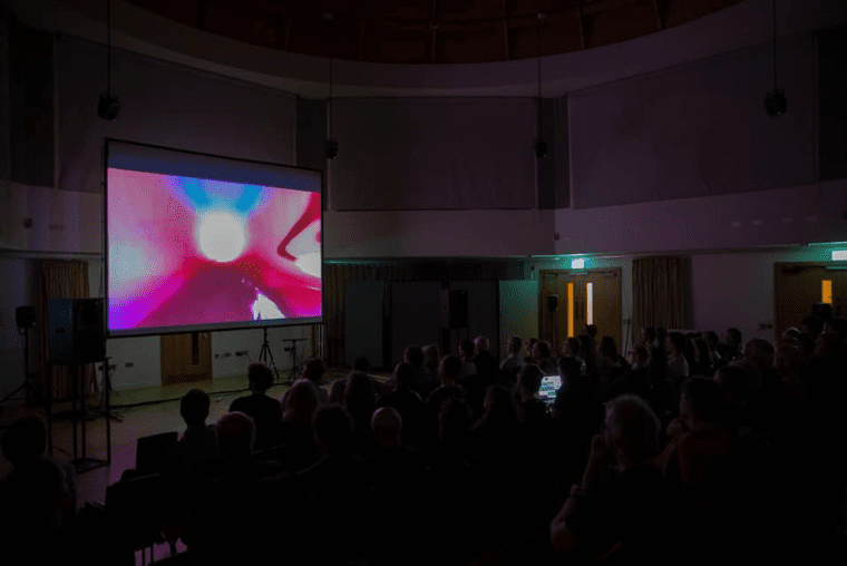 Fig 1. Surround sound performance of Across Voids at the University of Birmingham